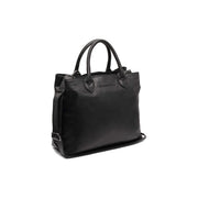 
Passau Bolso de mano de cuero flor en clásico 100% cuero flor integral - Vista frontal y silueta entallada | Comprar online