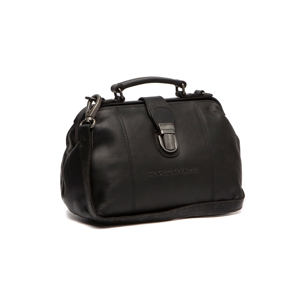 Rachael Full-Grain Leather Handbag para Mujer in Classic 100% Full-Grain Leather - Vista frontal y silueta a medida | Comprar online