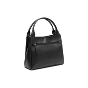 Tailored Rib Cuffs &amp; Hem Craftsmanship Construction Detail on Tenara Full-Grain Leather Handbag para Mujer