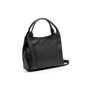 Tenara Full-Grain Leather Handbag para Mujer in Classic 100% Full-Grain Leather - Vista frontal y silueta a medida | Comprar online
