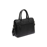 Tailored Rib Cuffs &amp; Hem Craftsmanship Construction Detail on Valmonte Full-Grain Leather Handbag para Mujer