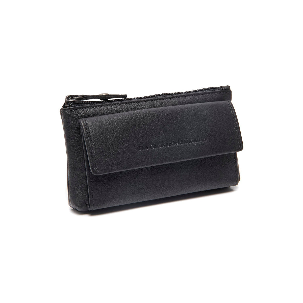 Torano Full-Grain Leather Key Case para Mujer in Classic 100% Full-Grain Leather - Vista frontal y silueta a medida | Comprar online