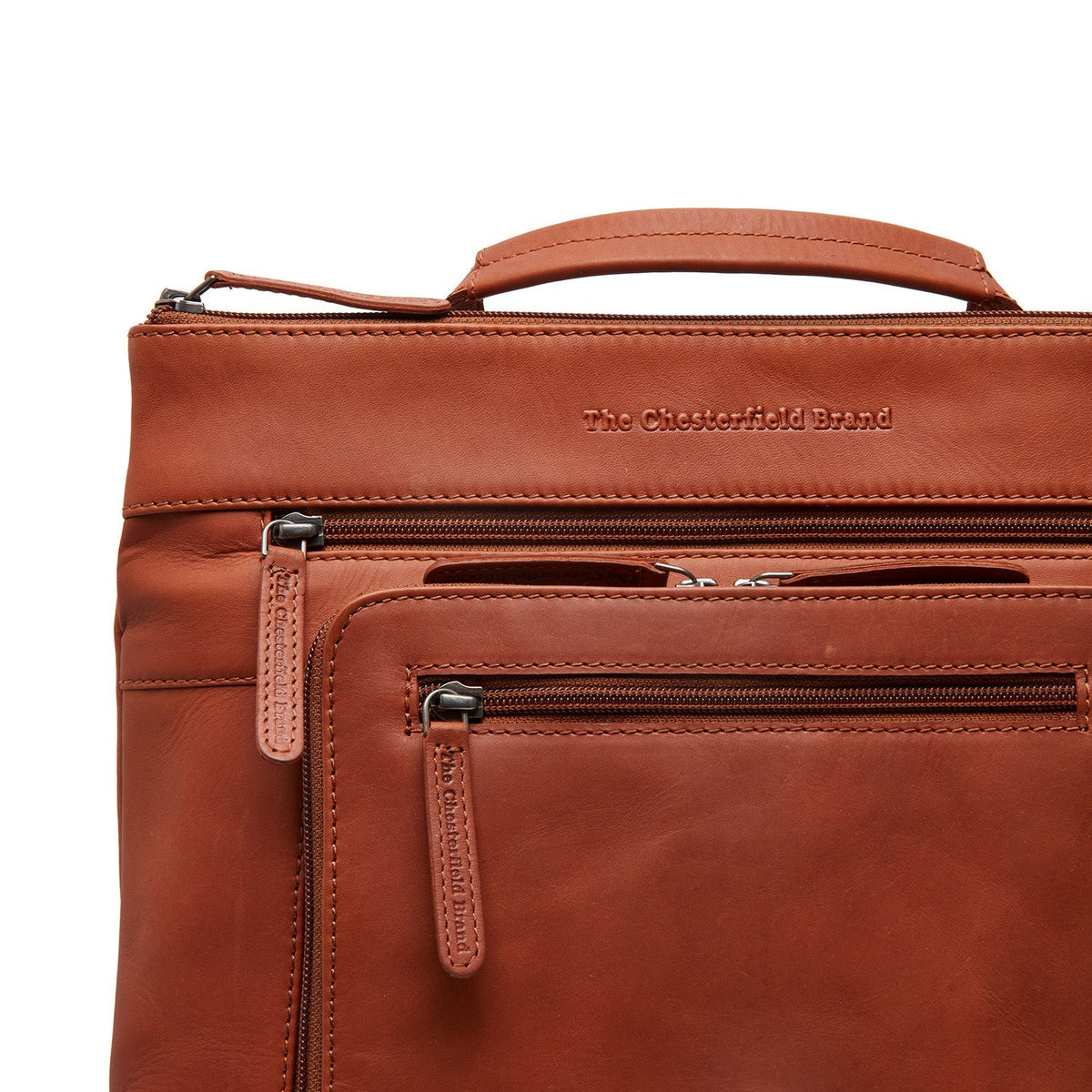 Caldero Full-Grain Leather Laptop Backpack para Mujer – Vista alternativa del producto 2