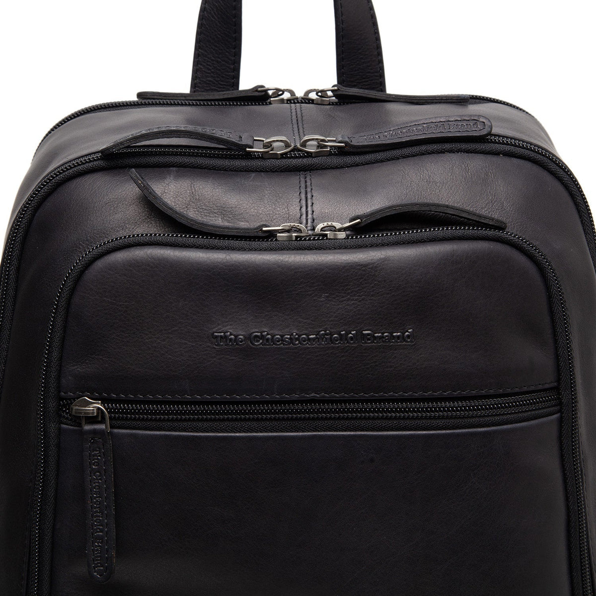 Vista interior Showing Dedicated Padded Laptop Sleeve & Multi-Compartment Organization