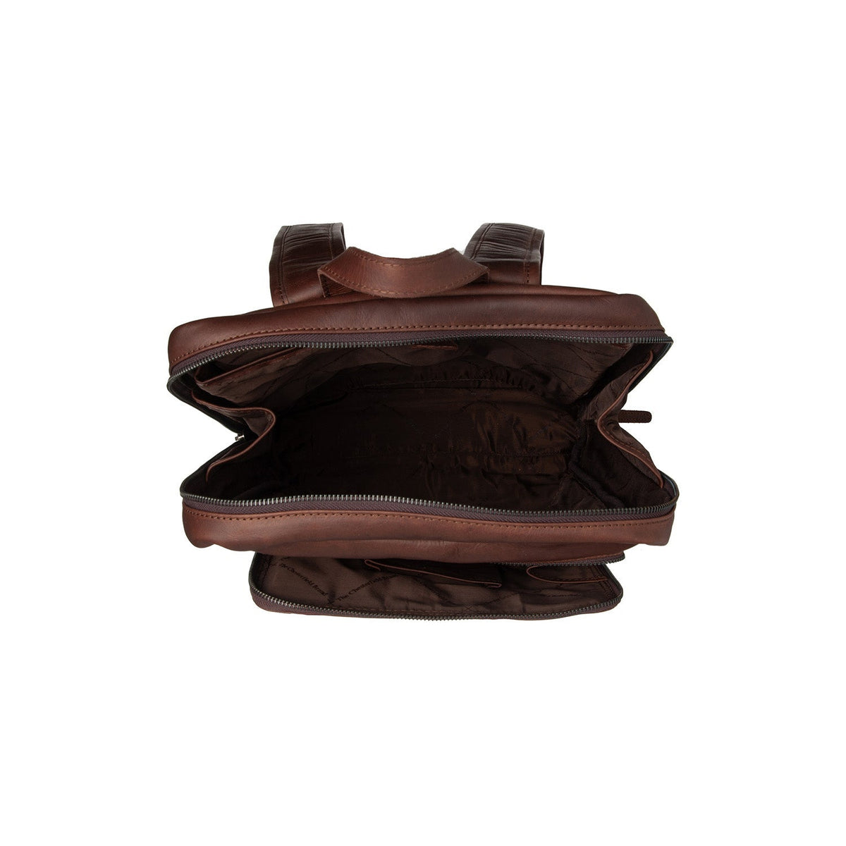 
Brown Leather Laptop Backpack Jasper, detail view 4
