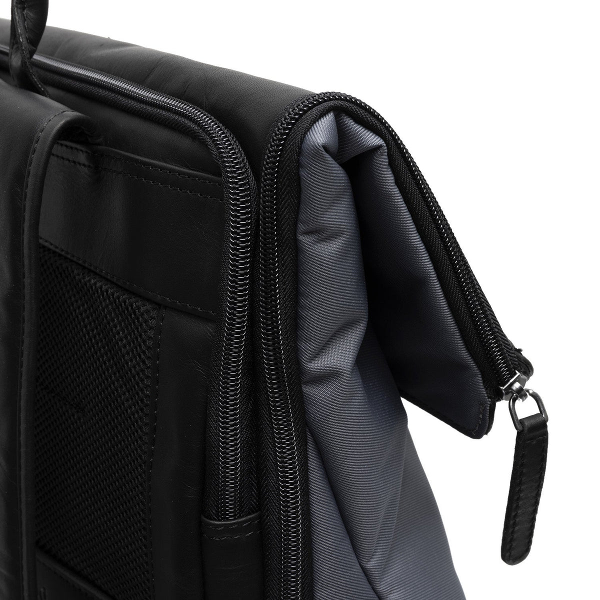 Trondheim Full-Grain Leather Laptop Backpack para Mujer – Vista alternativa del producto 2