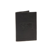 Leather Passport Case para Mujer in Classic 100% Full-Grain Leather - Vista frontal y silueta a medida | Comprar online