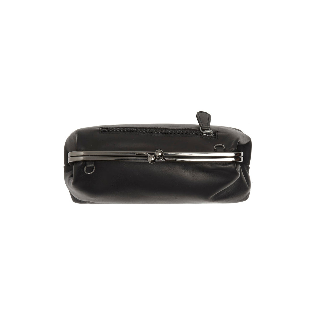 Andrade Full-Grain Leather Shoulder Bag para Mujer - Structured Side Profile Showing Gusset Depth &amp; Expansion Capacity