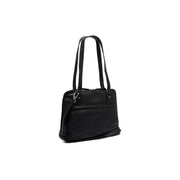 Belgrado Full-Grain Leather Shoulder Bag para Mujer in Classic 100% Full-Grain Leather - Full Exterior Front Profile View | Comprar online