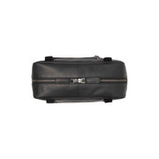 
Solid Antique Brass Hardware & Heavy-Duty Dual Zipper Detail on Fenno Bolso de hombro de cuero flor