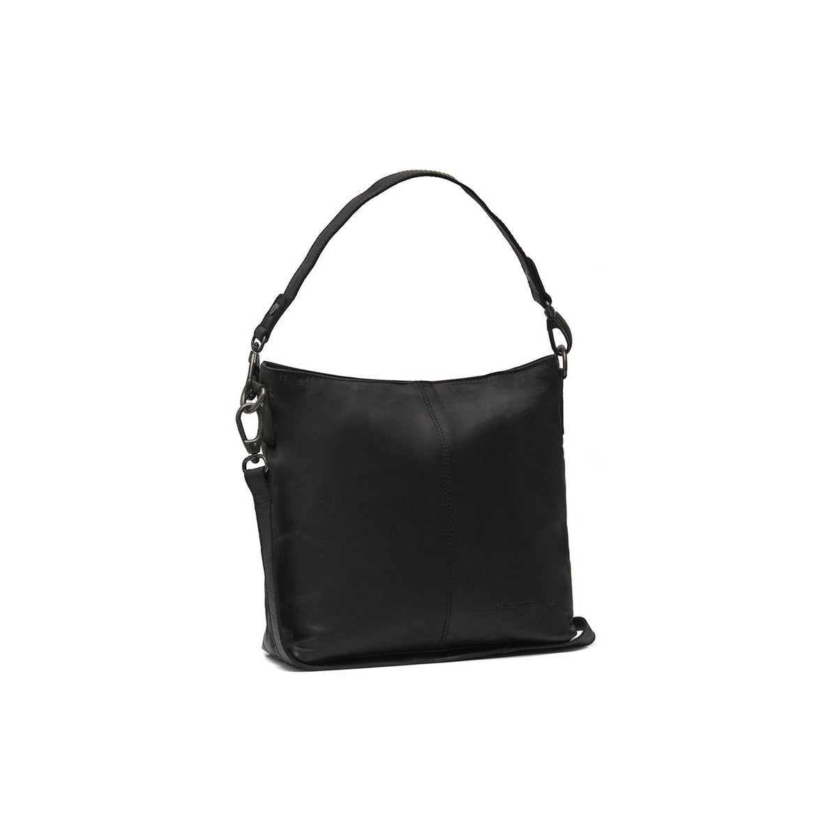 Jen Full-Grain Leather Shoulder Bag para Mujer in Classic 100% Full-Grain Leather - Full Exterior Front Profile View | Comprar online