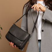 Miloa Full-Grain Leather Shoulder Bag para Mujer – Vista alternativa del producto 2