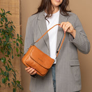 Miloa Full-Grain Leather Shoulder Bag para Mujer – Vista alternativa del producto 3