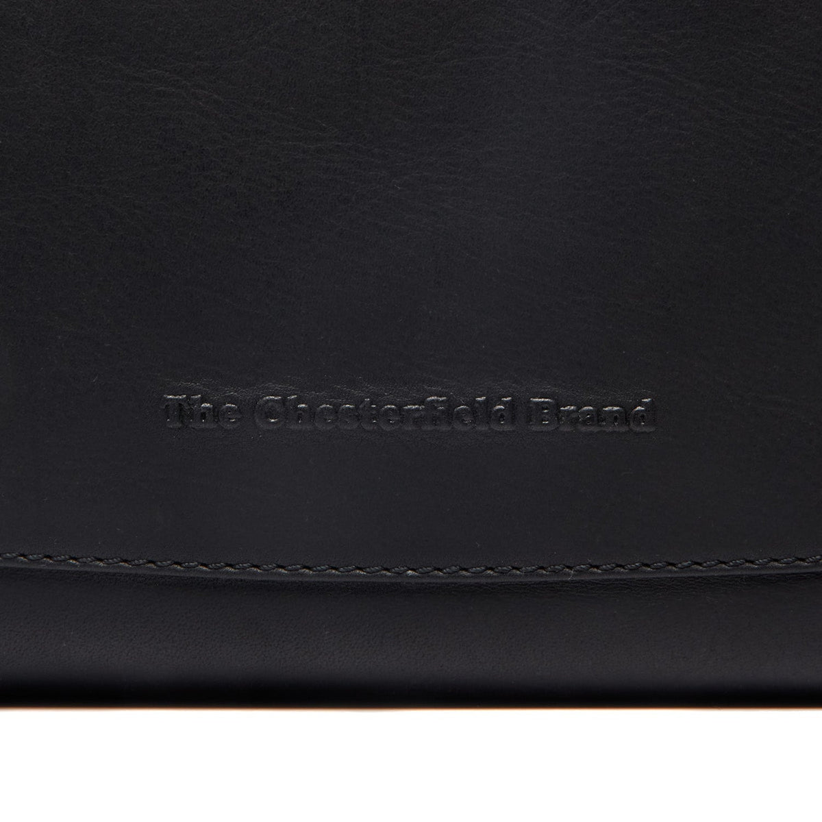 
Classic 100% Full-Grain leather Bag - Perspectiva trasera con correas de cuero reforzadas