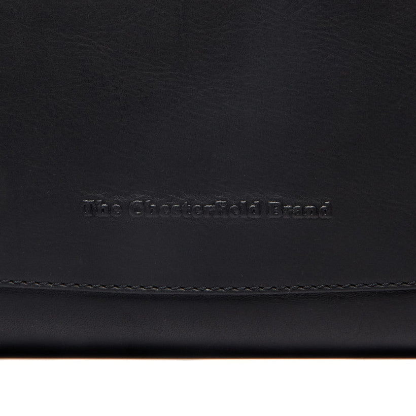 Tofino Bolso de hombro de cuero flor