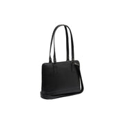 Viamonte Full-Grain Leather Shoulder Bag para Mujer in Classic 100% Full-Grain Leather - Full Exterior Front Profile View | Comprar online