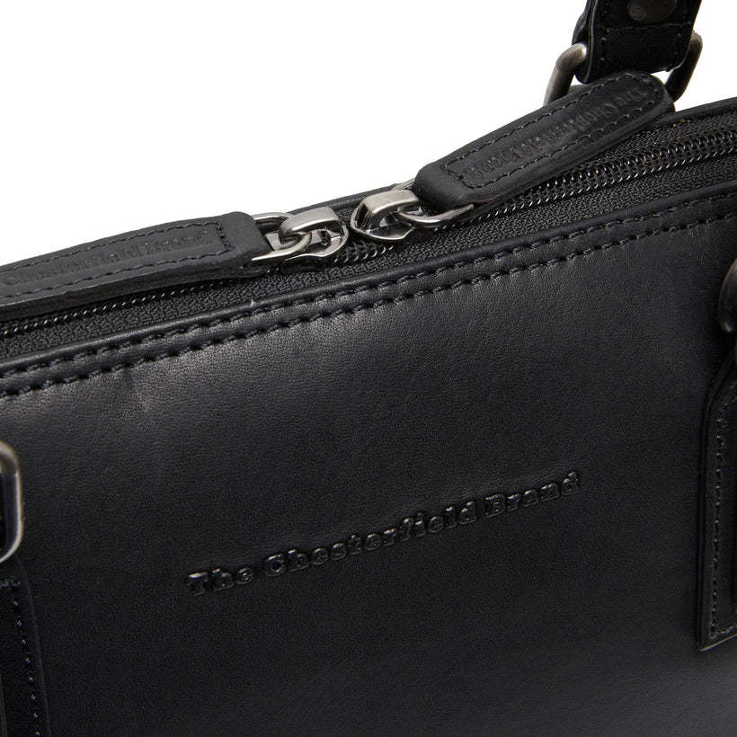 Viamonte Bolso de hombro de cuero flor