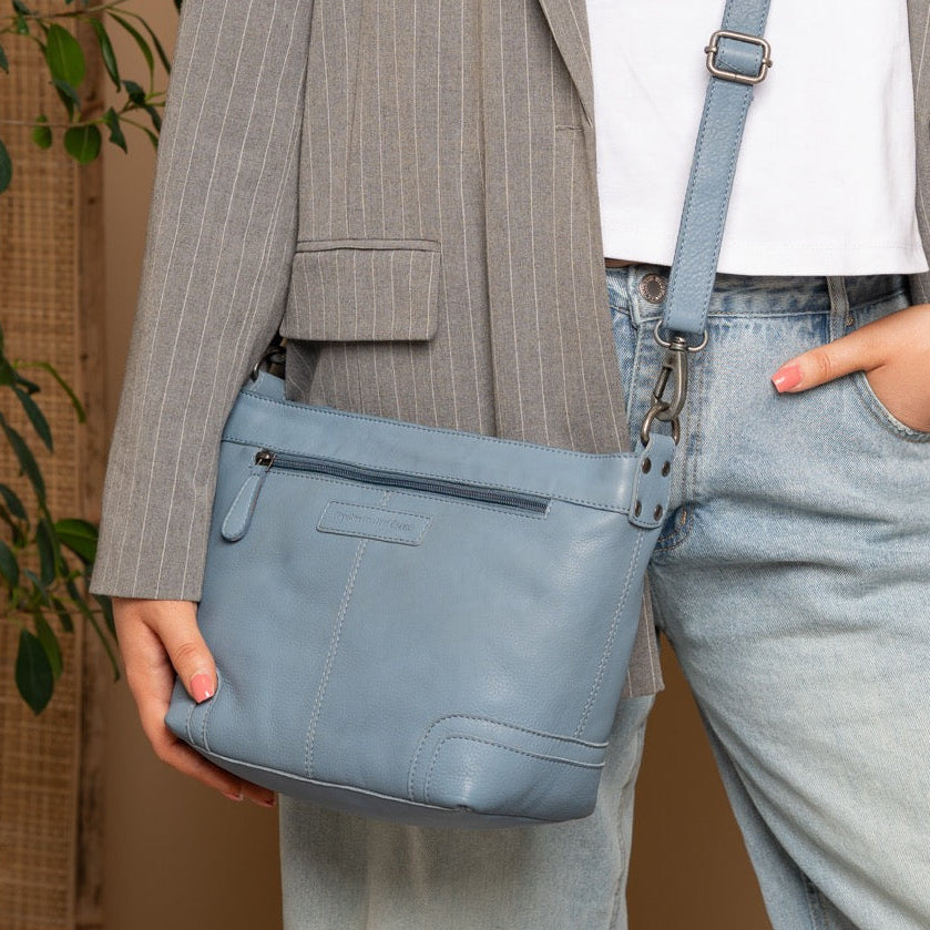Zarita Full-Grain Leather Shoulder Bag para Mujer – Vista alternativa del producto 3