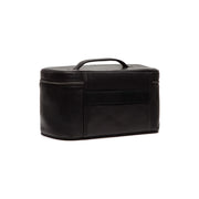 Tailored Rib Cuffs & Hem Craftsmanship Construction Detail on Limone Full-Grain Leather Toiletry Bag