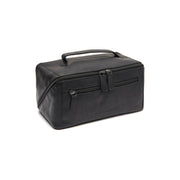 Trevia Full-Grain Leather Toiletry Bag para Mujer in Classic 100% Full-Grain Leather - Vista frontal y silueta a medida | Comprar online