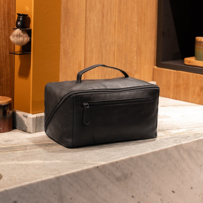 Trevia Full-Grain Leather Toiletry Bag para Mujer