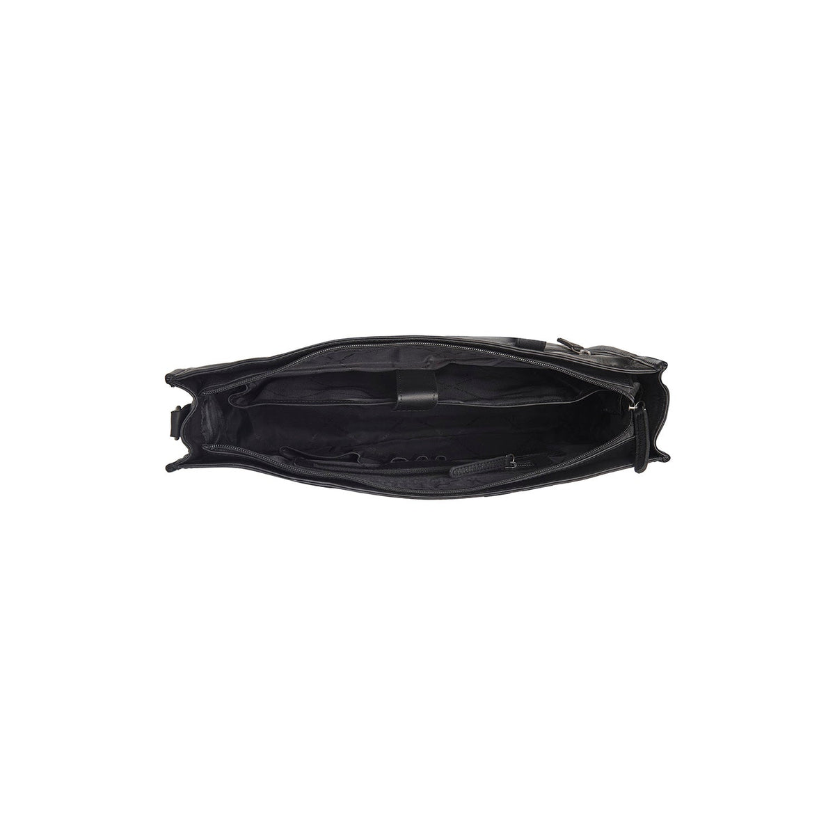 Vista interior Showing Dedicated Padded Laptop Sleeve &amp; Multi-Compartment Organization