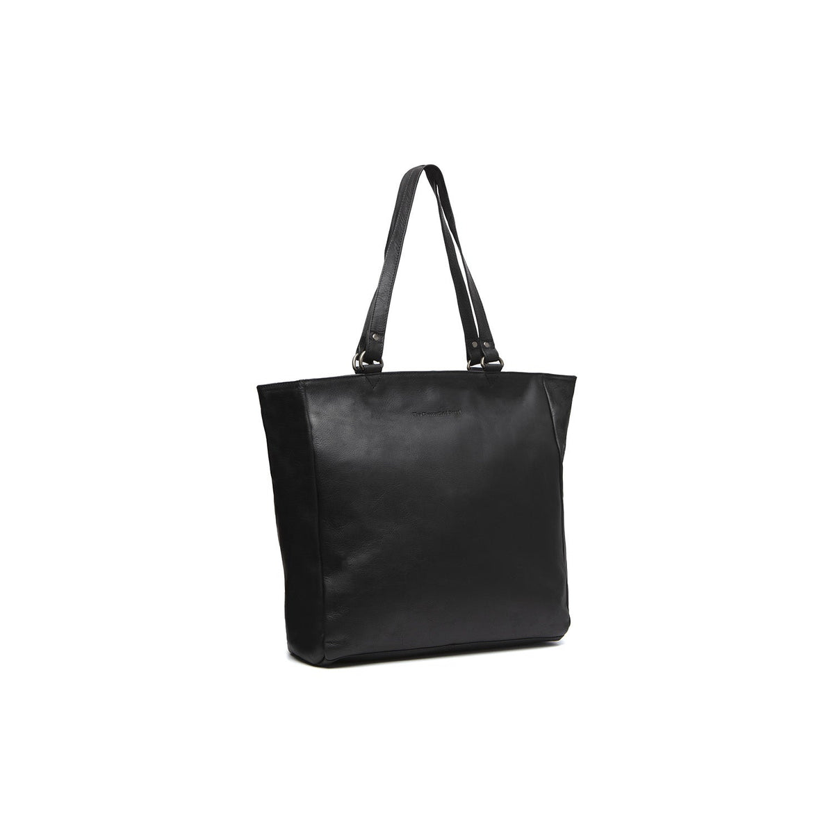 Berlin Full-Grain Leather Tote Bag para Mujer in Classic 100% Full-Grain Leather - Full Exterior Front Profile View | Comprar online