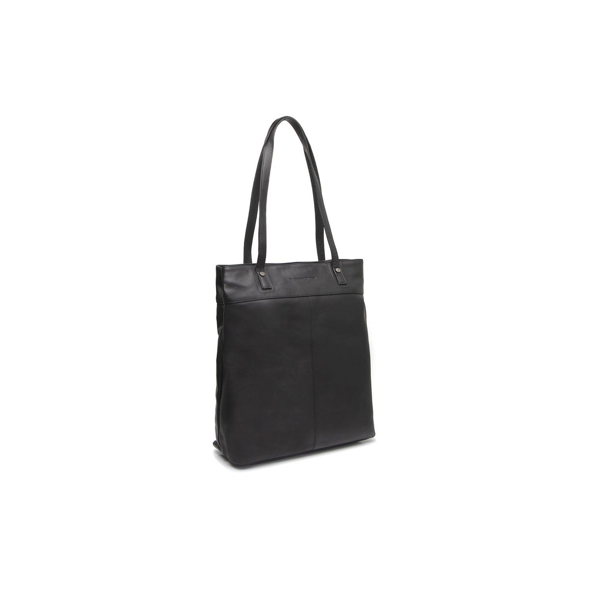 Solvia Full-Grain Leather Tote Bag para Mujer in Classic 100% Full-Grain Leather - Full Exterior Front Profile View | Comprar online