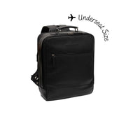 Jamaica Full-Grain Leather Travel Backpack para Mujer in Classic 100% Full-Grain Leather - Full Exterior Front Profile View | Comprar online