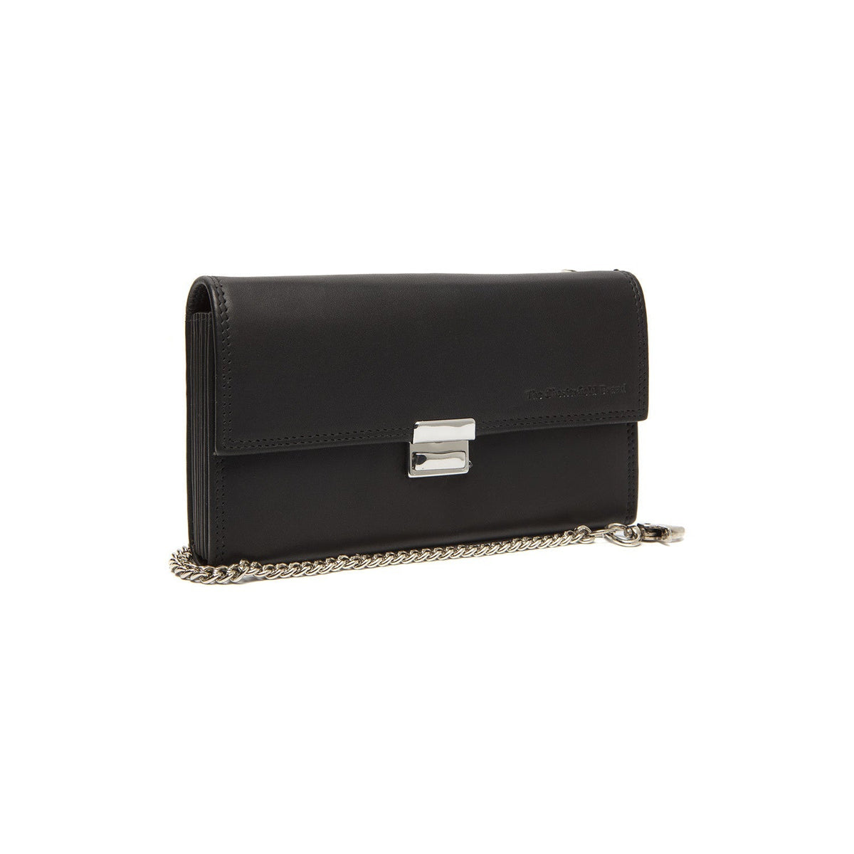 Elba Full-Grain Leather Waiter Wallet para Mujer in Classic 100% Full-Grain Leather - Full Exterior Front Profile View | Comprar online