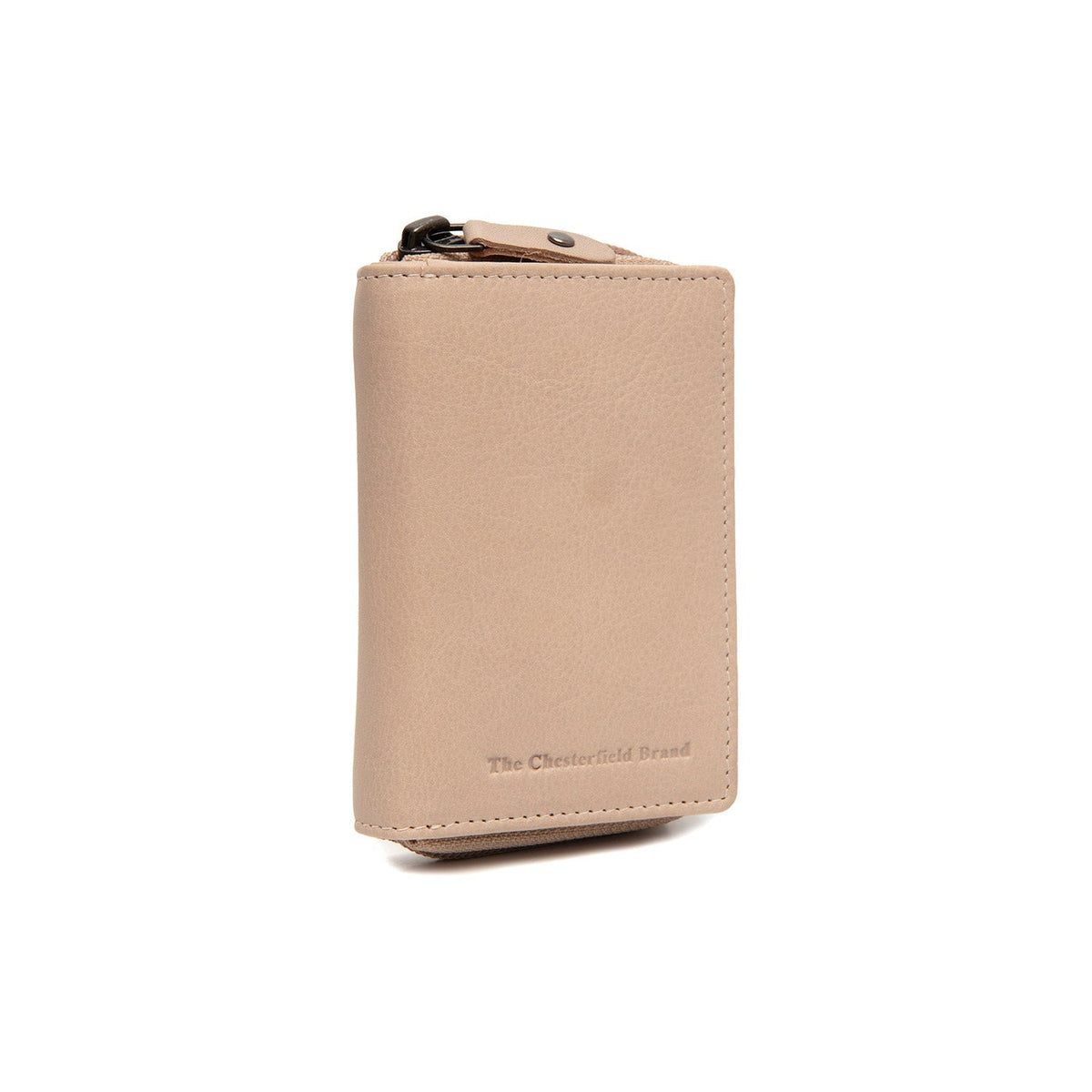 Floren Full-Grain Cartera de Cuero para Mujer in Classic 100% Full-Grain Leather - Full Exterior Front Profile View | Comprar online