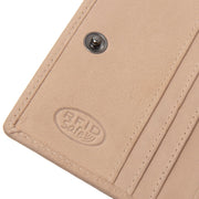Floren Full-Grain Cartera de Cuero para Mujer - Structured Side Profile Showing Gusset Depth &amp; Expansion Capacity