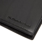 Solid Antique Brass Hardware &amp; Heavy-Duty Dual Zipper Detail on Hanson Full-Grain Cartera de Cuero para Hombre