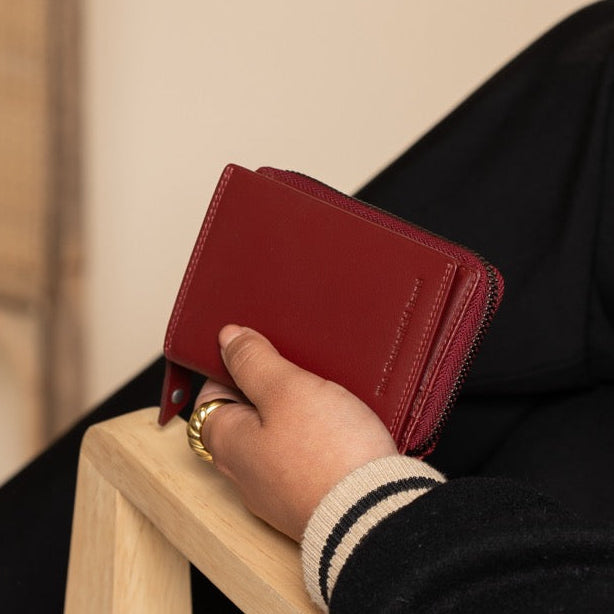 Lenwick Full-Grain Cartera de Cuero para Mujer – Vista alternativa del producto 2