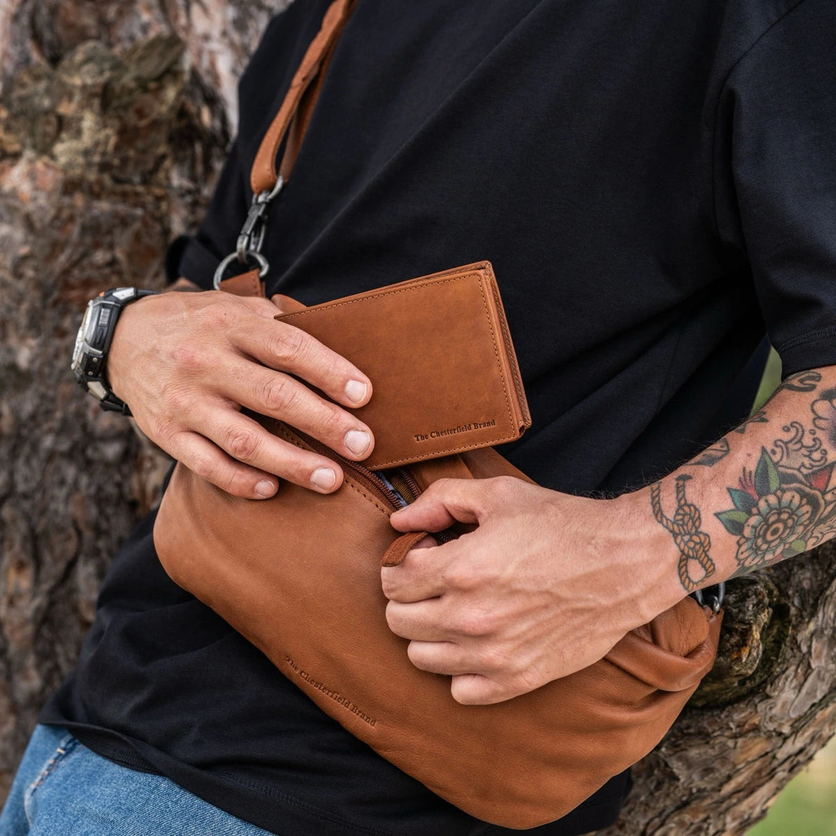 Marion Full-Grain Cartera de Cuero para Hombre – Vista alternativa del producto 2