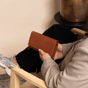 
Reinforced Leather Base with Protective Metal Studs Detail