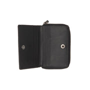 Osum Full-Grain Cartera de Cuero para Mujer - Structured Side Profile Showing Gusset Depth &amp; Expansion Capacity