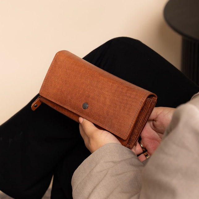 Rivalto Full-Grain Cartera de Cuero para Mujer – Vista alternativa del producto 2