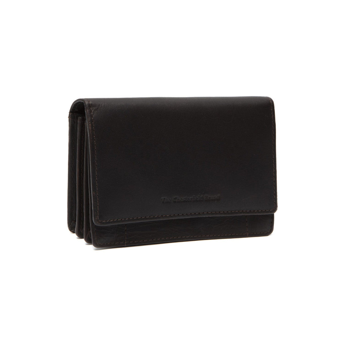 Salzburg Full-Grain Cartera de Cuero para Mujer in Classic 100% Full-Grain Leather - Full Exterior Front Profile View | Comprar online