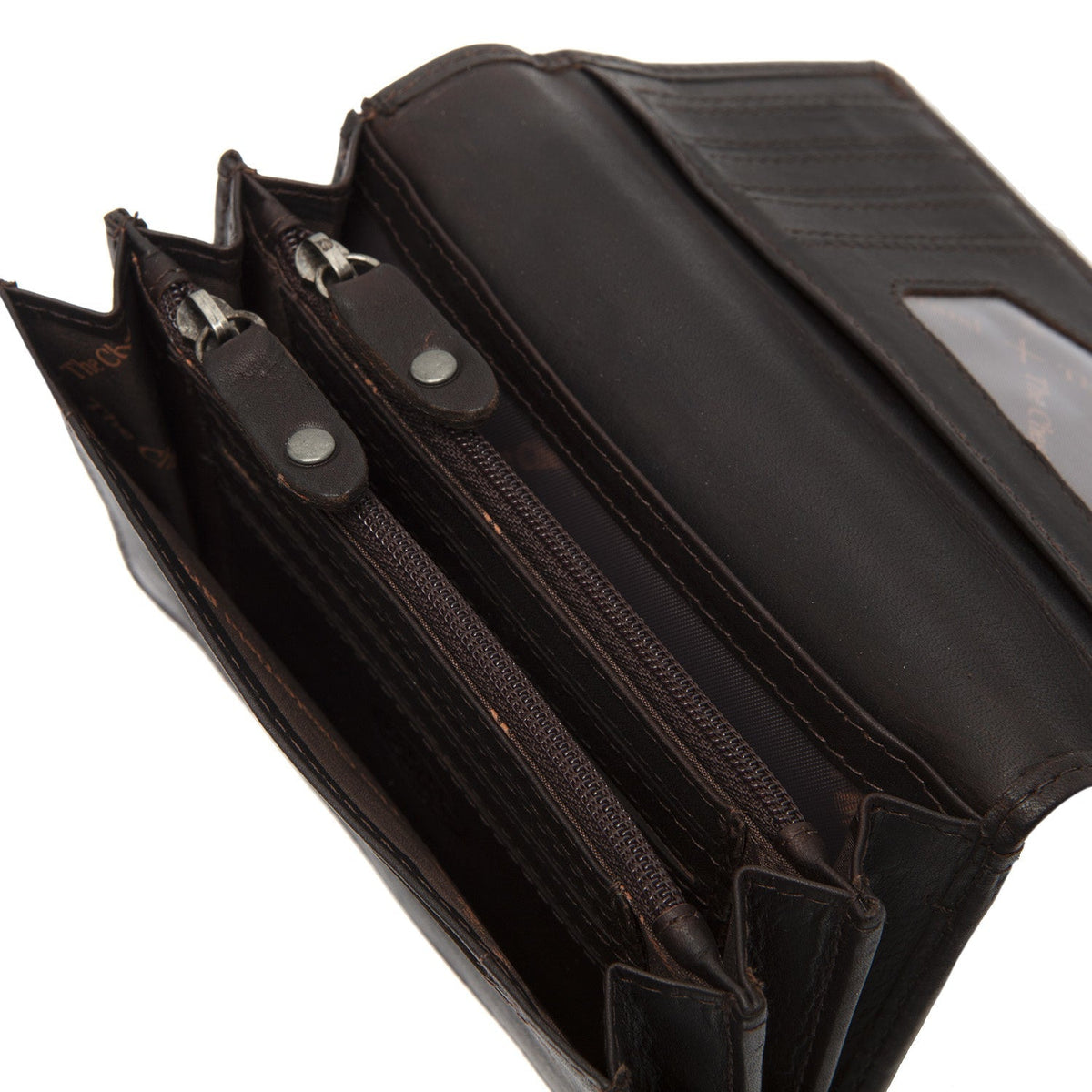 Salzburg Full-Grain Cartera de Cuero para Mujer - Structured Side Profile Showing Gusset Depth &amp; Expansion Capacity