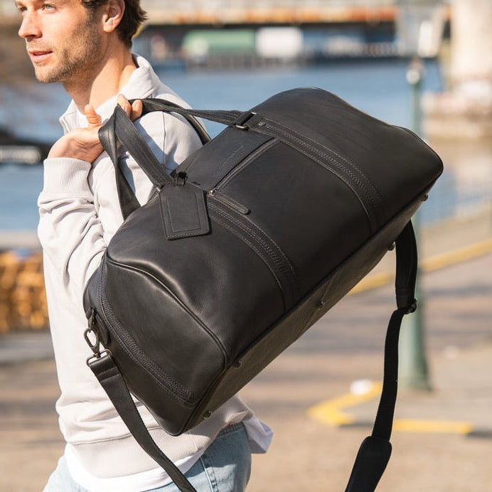Rivaro Full-Grain Leather Weekender Bag para Mujer