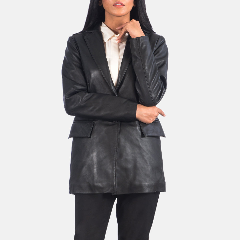 Marilyn Blazer de Cuero para Mujer – Vista alternativa del producto 4