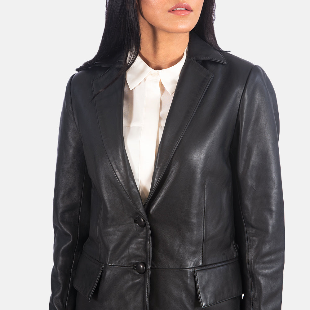 Marilyn Blazer de Cuero para Mujer – Vista alternativa del producto 6