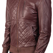 
Moda Chaqueta Bomber de Cuero para Hombre – alternate product view 5