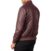 
Moda Chaqueta Bomber de Cuero para Hombre – alternate product view 6