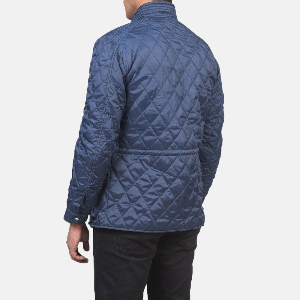 Vista interior Showing Quilted Polyester Lining &amp; Dos bolsillos interiores