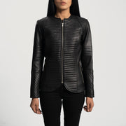 Nexi Acolchado Chaqueta de Cuero para Mujer – Vista alternativa del producto 4