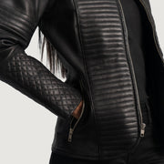 Nexi Acolchado Chaqueta de Cuero para Mujer – Vista alternativa del producto 6