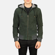 Nintenzo Cazadora Bomber de Cuero para Hombre – Vista alternativa del producto 4