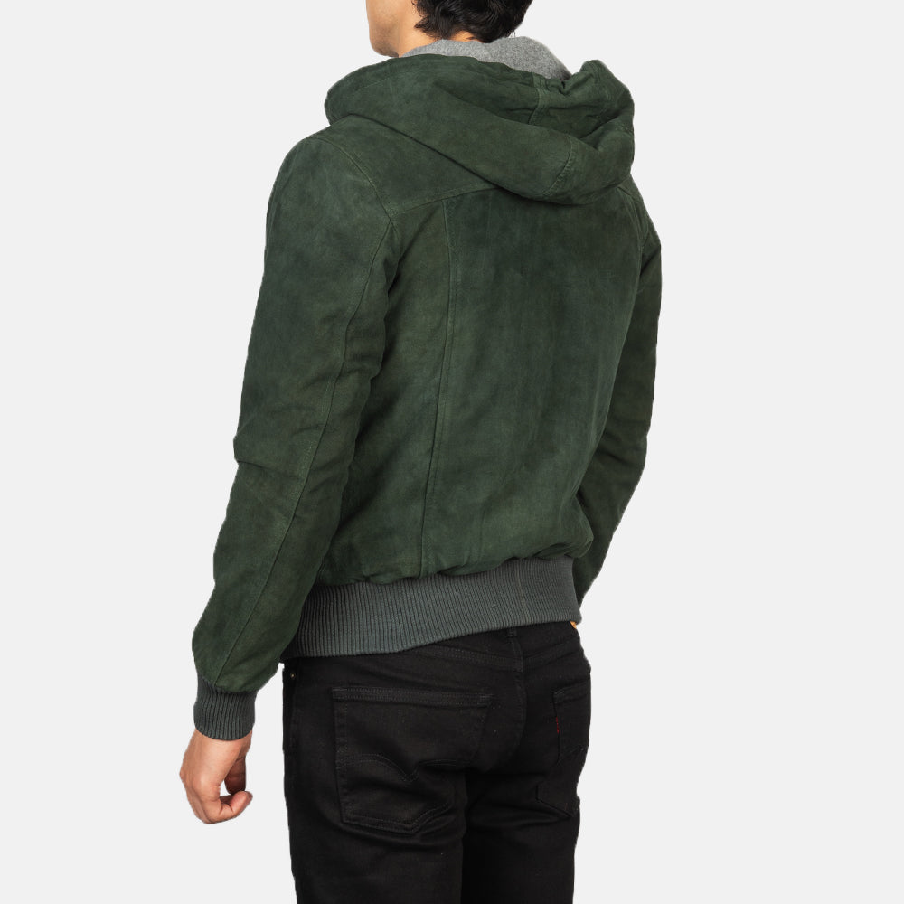Nintenzo Cazadora Bomber de Cuero para Hombre – Vista alternativa del producto 5